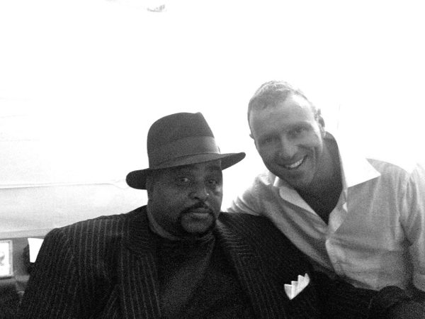 Sergio D'Angelo with Solomon Burke